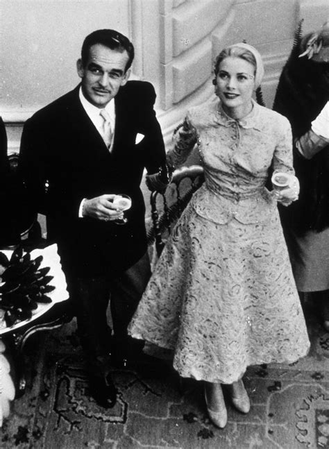 Prince Rainier And Princess Grace After Their Civil Marriage Ceremony