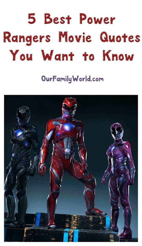 The movie sometimes uses the marvel template but i might say that it still manages to be fun and bold at an equivalent time. 5 EPIC Power Rangers Movie Quotes You Want to Know - Our ...