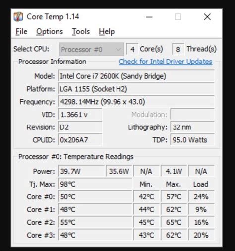 How To See Cpu Temperature In Windows 10 Or 7 System Tray