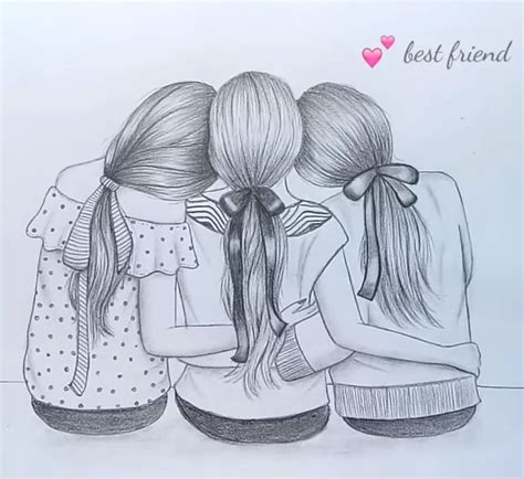 Drawing Best Friends Easy 5 Simple Steps To Create Adorable Portraits
