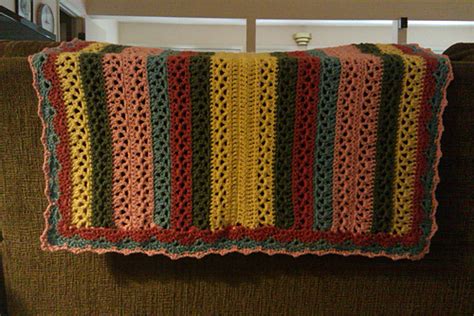 Ravelry Summer Stripes Baby Afghan Crochet Pattern By Lion Brand Yarn