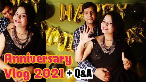 Our Marriage Anniversary Vlog Anniversary Celebration At Home 2021 Surprise Tqanda With