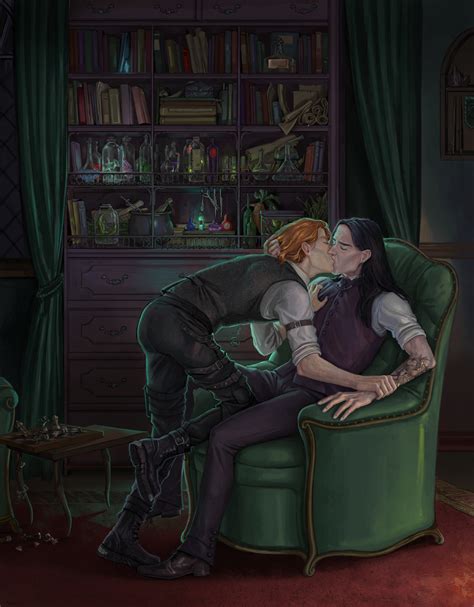 Ron And Snape In Commission For Ladyofsilverdawn D Harry Potter