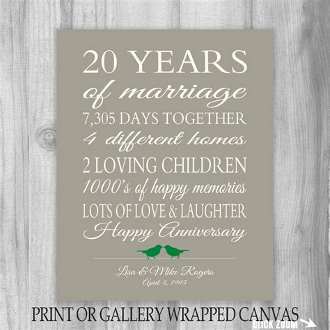 In search of a more modern 20th wedding anniversary gift? 49 Incredible 20th Wedding Anniversary Gift For Husband ...
