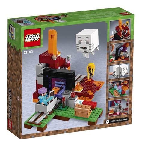 Kit De Lego Minecraft El Edificio Portal Del Nether 21143 Us 7900