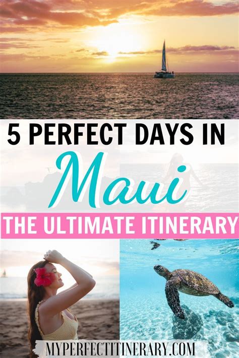 5 Day Maui Itinerary Perfect For First Timers To Maui In 2021 Maui
