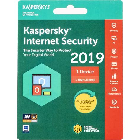 Kaspersky Internet Security 2019 1 Pc 1 Year Voucher Antivirus