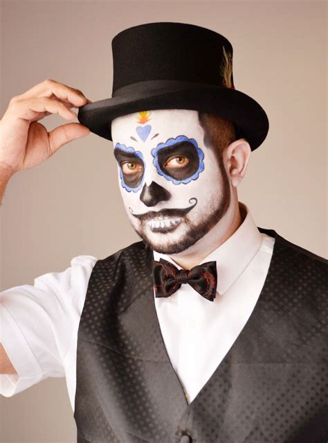 Day Of The Dead Makeup Tutorial For Guys With Images Dead Makeup