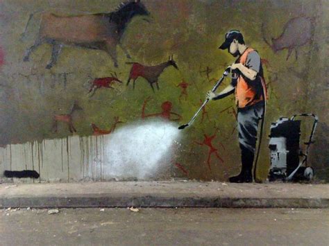 Cleaning The City Street Art Graffiti Banksy Art Street Art