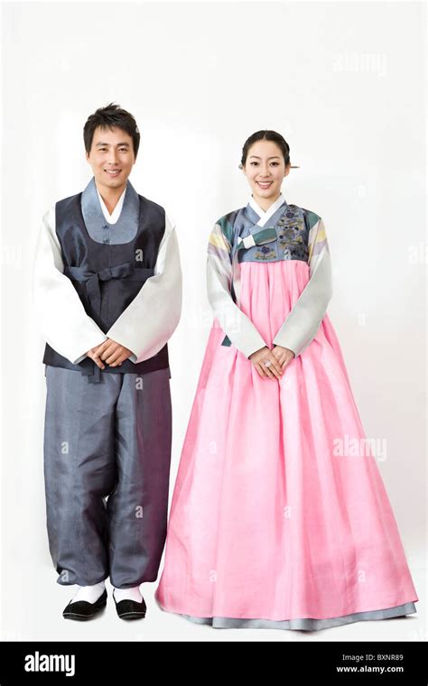 Korean Man And Woman Traditional Hi Res Stock Photography And Images