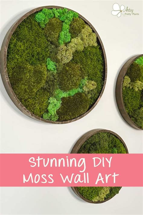 Learn How To Create Diy Moss Wall Art In Your Home In This Easy To