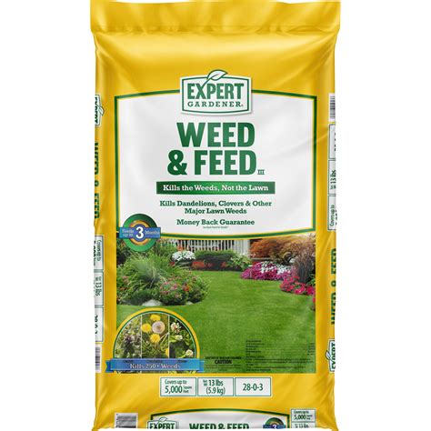 Expert Gardener Weed And Feed Lawn Fertilizer And Weed Control Covers