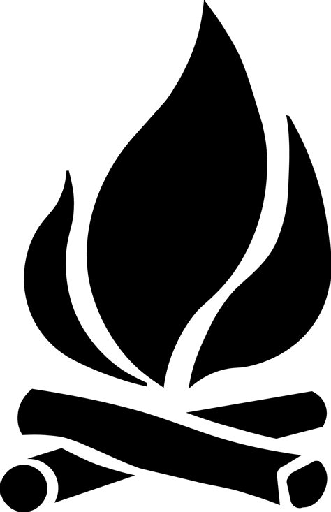 Download free static and animated campfire vector icons in png, svg, gif formats. Campfire, Silhouette | ClipArt ETC