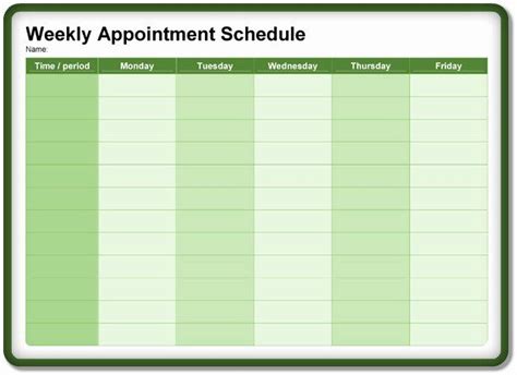 Free Appointment Schedule Template Awesome 8 Appointment Scheduling