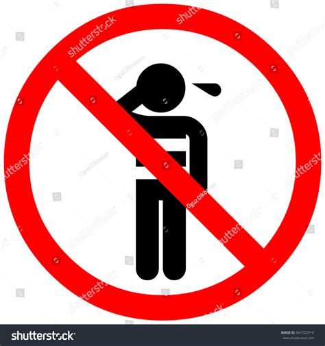 We make the rules here, and we say that you can't smoke here. Cry Not Allowed No Cry Red Stock Illustration 541722919 - Shutterstock