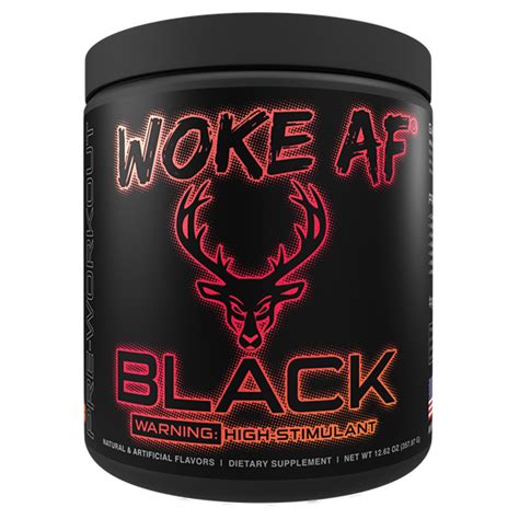 Black Woke Af High Stimulant Pre Workout