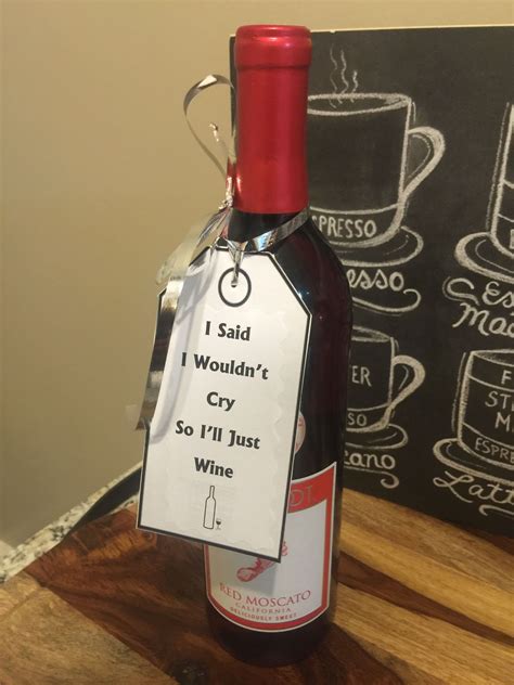 My coworkers in my department like to give one another gifts for various events and holidays, like birthdays. DIY gift idea for someone that's "Leaving"... I gave this ...