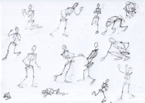 Drawing Exercise Stick Figures Moving Drawing Exercise Drawings