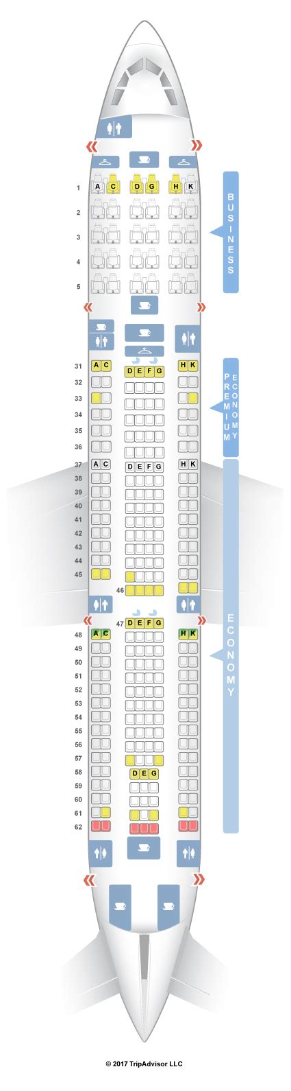 Seatguru Seat Map China Southern Airbus A330 300 333 V2