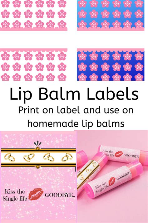 Printable Lip Balm Label Template Free