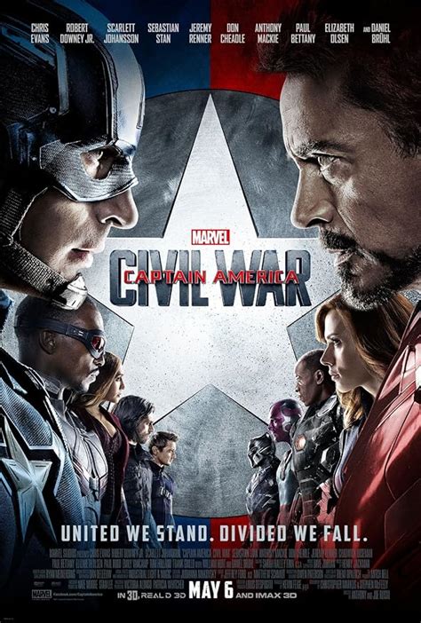 Import Posters Captain America 3 Civil War Us Movie Wall Poster