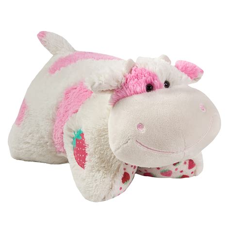 Buy Pillow Pets Sweet Scented Strawberry Cow Stuffed Animal Plush Toy