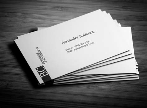20 Inspirational White Business Card Designs Dotcave