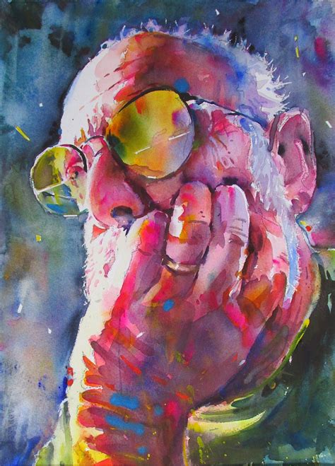 David Lobenberg Portraiture Painting Watercolor Portraits