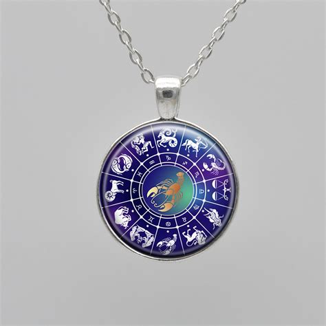Zodiac Cancer Necklace Astrological Sign Cancer Jewelry Etsy