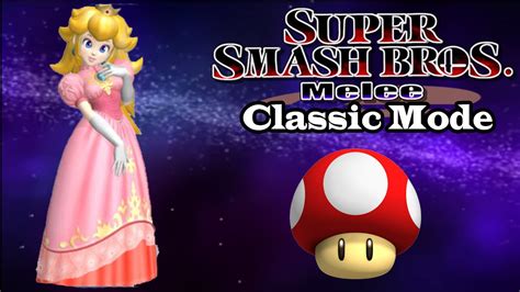 Super Smash Bros Melee Peach Classic Mode Youtube