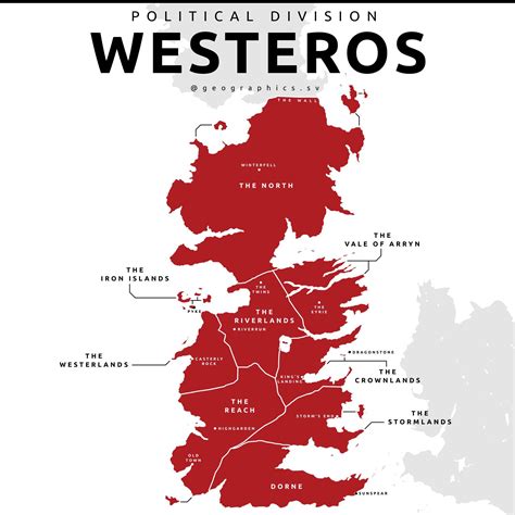 Westeros Map Riverrun Arryn Hbo Series Fictional World A Song Of