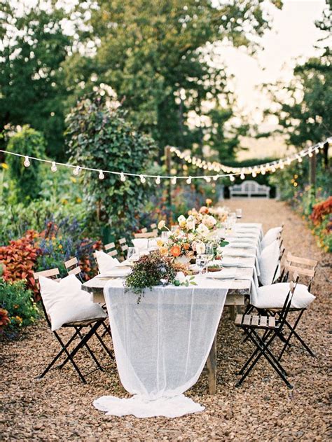 How To Decorate An Intimate Garden Wedding Once Wed Garden Party