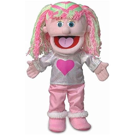 25 Katie Peach Girl Full Body Ventriloquist Style Puppet By Silly