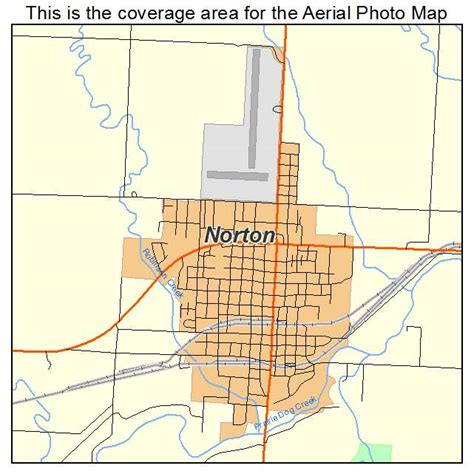 Aerial Photography Map Of Norton Ks Kansas