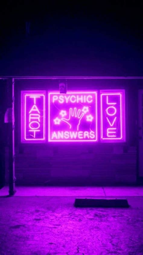 √ Purple Aesthetic Neon Quotes