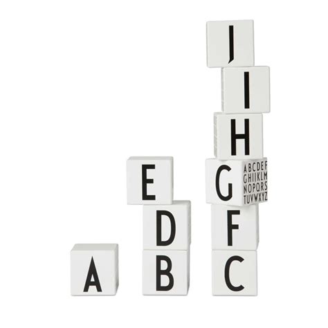Aj Wooden Letter Cubes Von Design Letters Im Shop