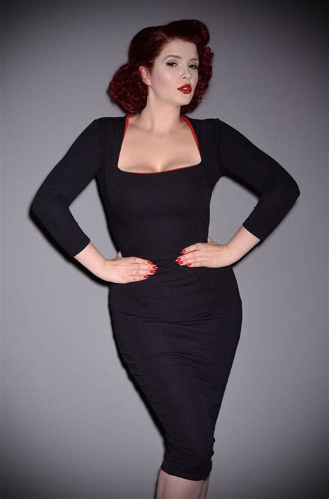 The Black Deadly Dress Is A Timeless Yet Sassy Wiggle Dress