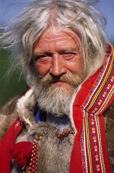 Sami Man Northern Scandinavia Sami People Expressions Photography