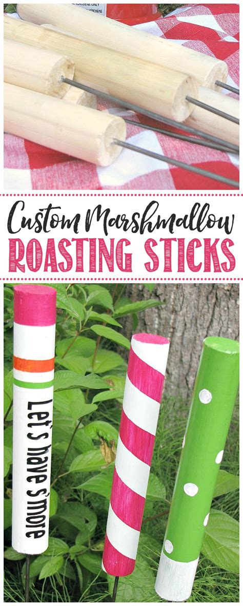 Diy Custom Marshmallow Roasting Sticks Clean And Scentsible