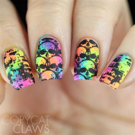 Copycat Claws 26 Great Nail Art Ideas Black And Neon