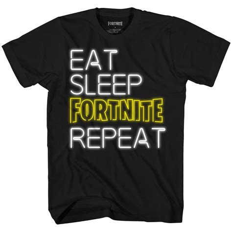 Fortnite Eat Sleep Fortnite Repeat Adult Game S T Shirt Stellanovelty