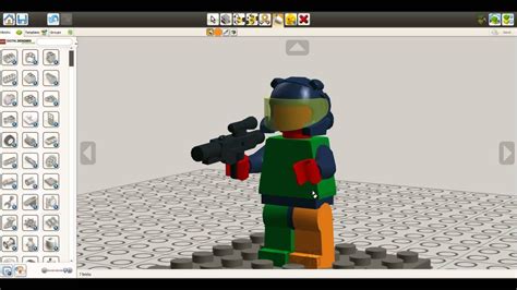 Creating A Minifigure With Lego Digital Designer 43 Youtube