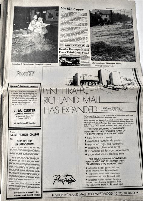 Vintage Johnstown: 19 August 1977 - Part II - Tribune-Democrat