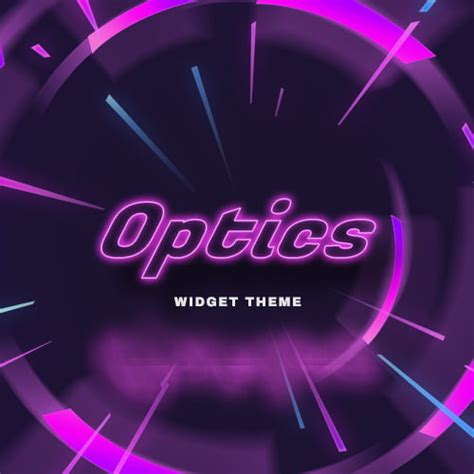 Optics Neon Themed Streamlabs Widgets Hexeum