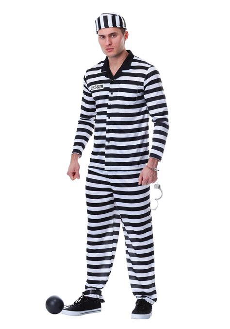 Jailbird Costume For Men