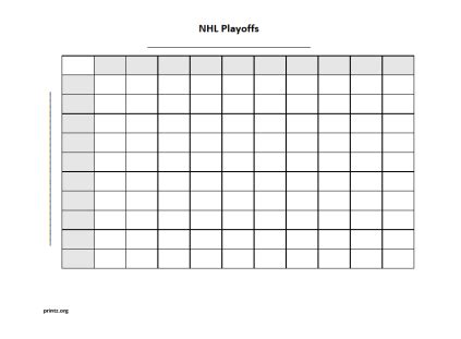 Print nfl super bowl boxes template. NHL Playoffs 100 square grid