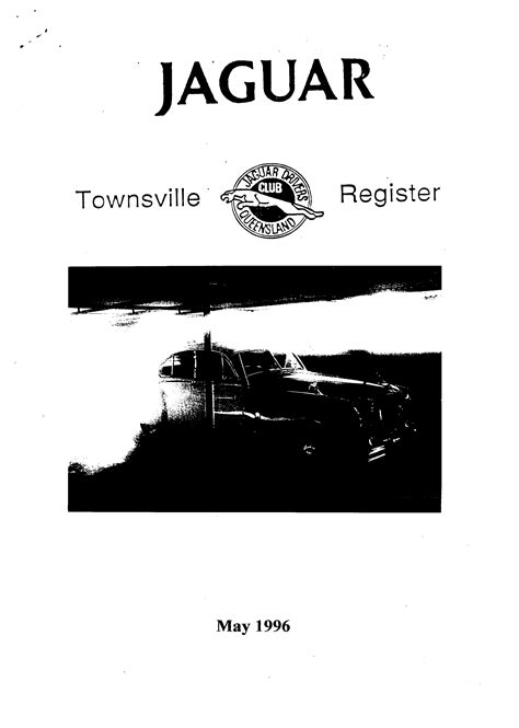 1996 Magazines Jaguar Car Club Of North Queensland