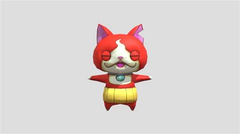 Yo Kai Watch Jibanyan Download Free 3d Model By Donmcdonough