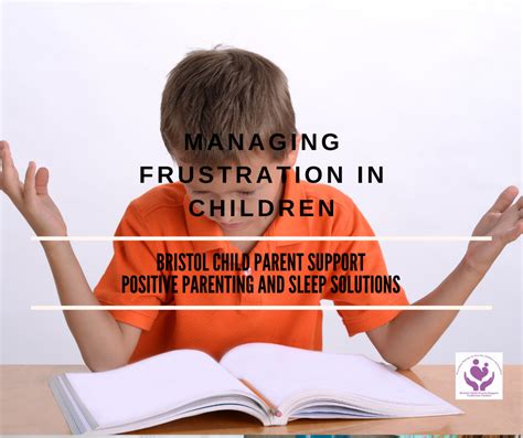 Managing Frustration In Children Bristol Child Parent Support