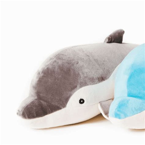 Scooshin Cute Ultra Soft 25 Dolphin Plush Stuffed Animal Pillow